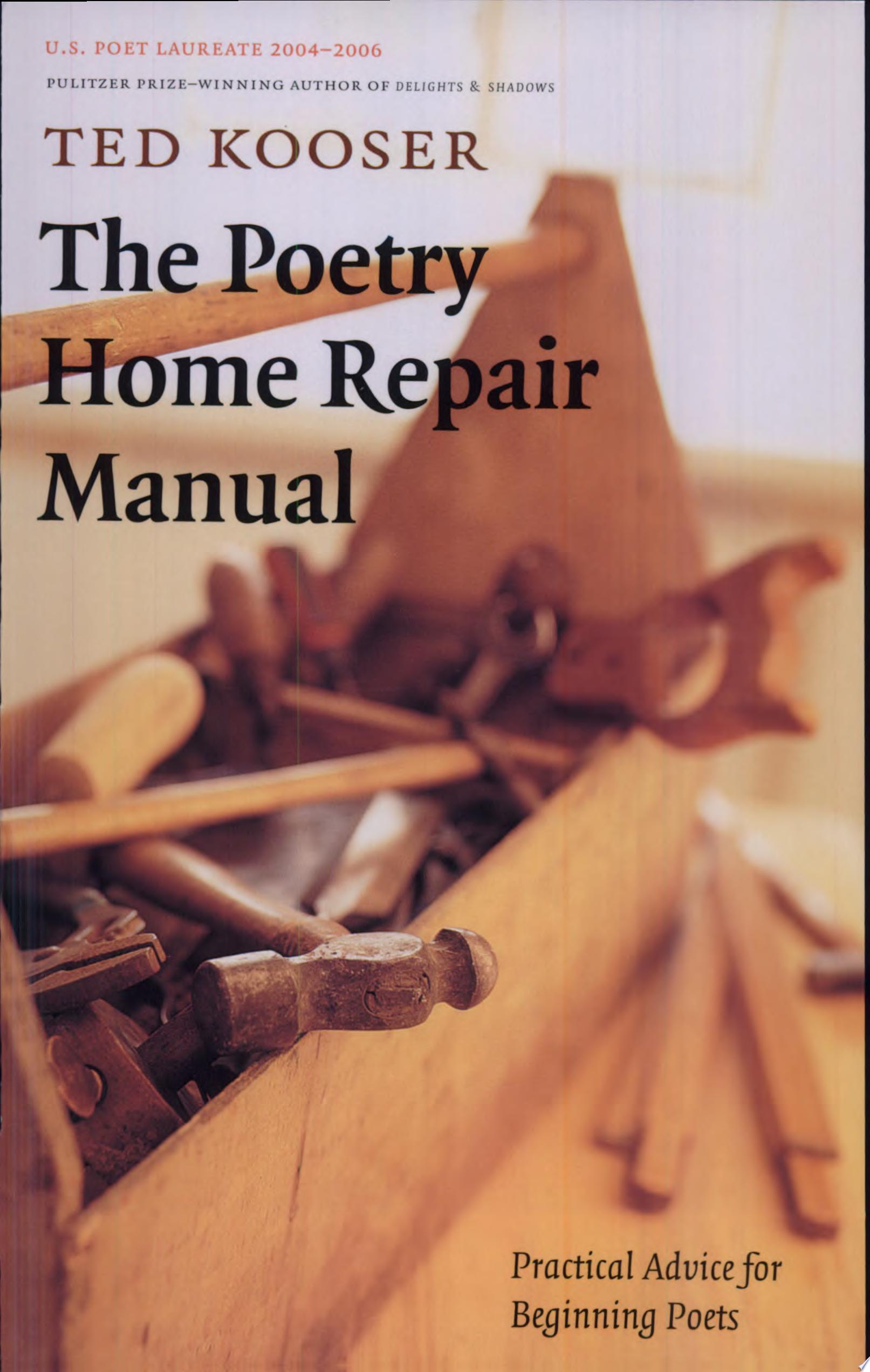 Image for "The Poetry Home Repair Manual"