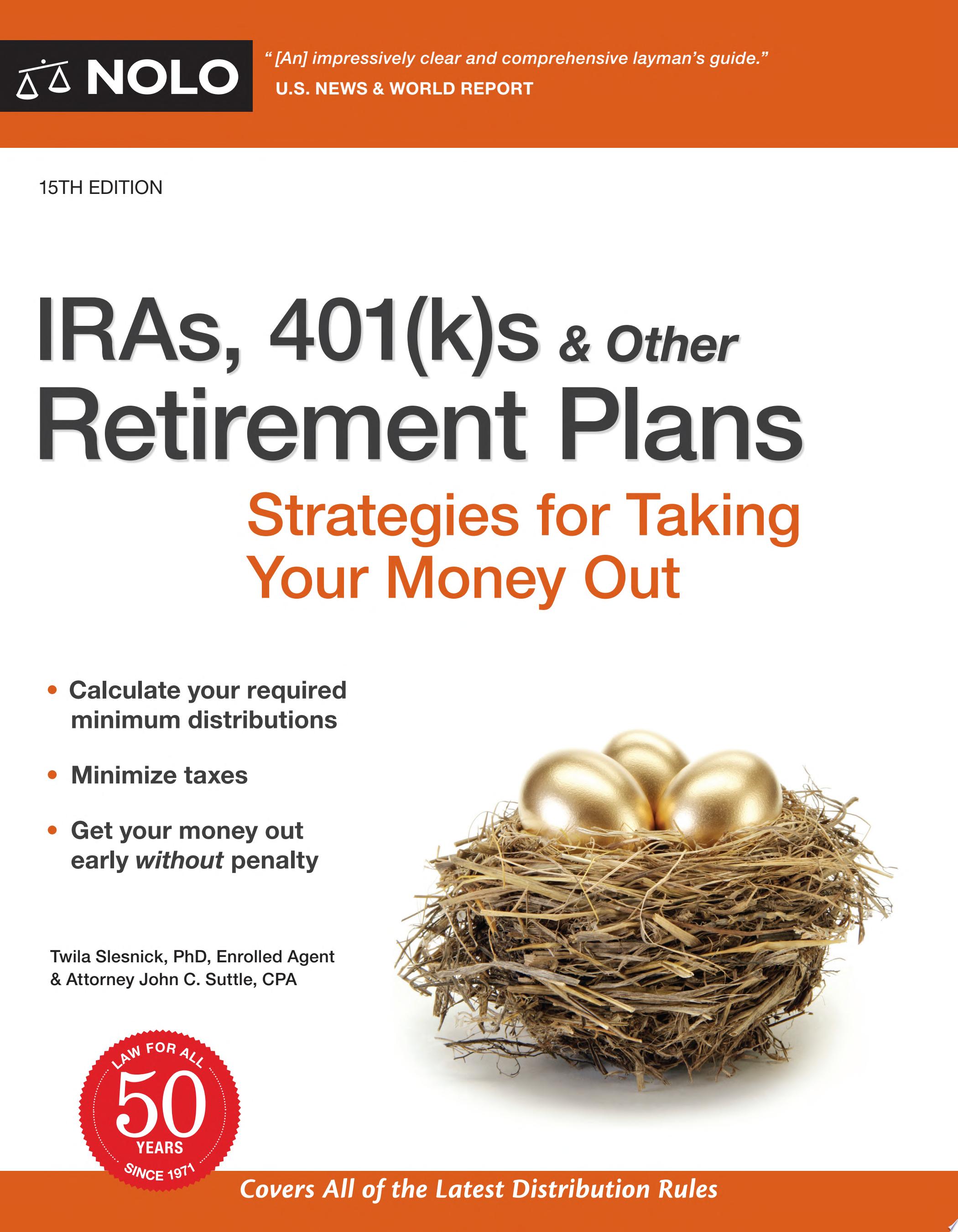Image for "IRAs, 401(k)s &amp; Other Retirement Plans"