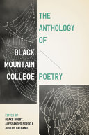 Image for "The Anthology of Black Mountain College Poetry"