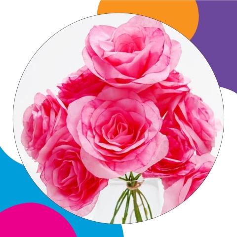 calendar image for coffee filter roses