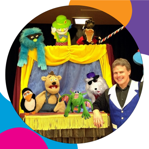 image of puppeteer for hey hey entertainment 