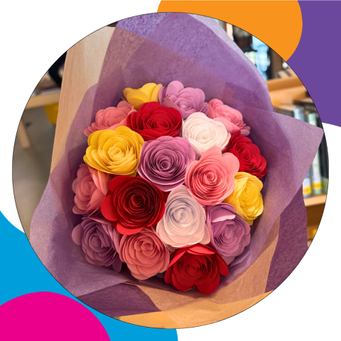 calendar image for bouquet flower craft